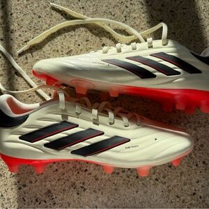 NWOT Women’s Adidas Copa Pure Off-White and Red Soccer Cleats